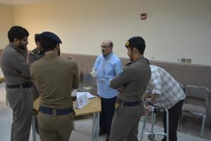 Jamoum Department of Chemistry Holds (How to Deal with Chemical Substances) Course for Civil Defense Officers